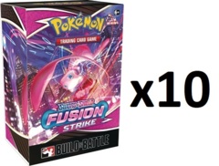 Pokemon SWSH8 Fusion Strike Prerelease Build & Battle Kit Display Box (10 Kits)